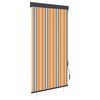 vidaXL Outdoor Roller Blind 80x250 cm Yellow and Blue