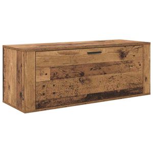 vidaXL Shoe Cabinet 100 x 35 x 38 cm Engineered Wood Old Wood