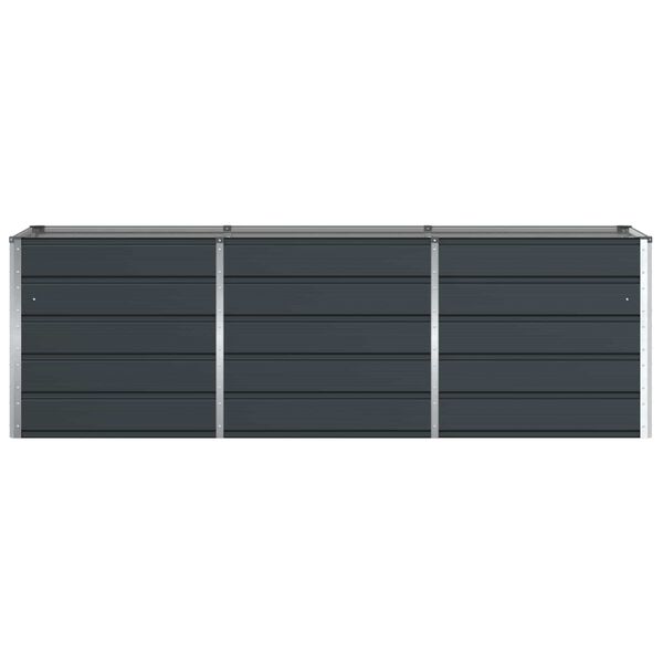vidaXL Planter Anthracite 240 x 80 x 75 cm Steel