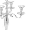 vidaXL Candle Holder Silver 29 x 29 x 29 cm Aluminium