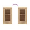 vidaXL Sideboards 2 pcs Sonoma Oak 37.5x35.5x67.5 cm Engineered Wood