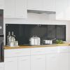 vidaXL Kitchen Backsplash 2 pcs Dark Grey 90 x 50 cm Tempered Glass