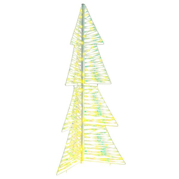 vidaXL Christmas Tree with 160 LEDs Warm White 150 cm PET
