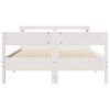 vidaXL Bed Frame without Mattress White 160x200 cm Solid Wood Pine