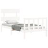 vidaXL Bed Frame without Mattress White 90x200 cm Solid Wood Pine