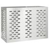 vidaXL Air Conditioner Cover Silver 110 x 50 x 80 cm Galvanised Steel