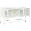 vidaXL TV Cabinet White 100.5x39x60.5 cm Cold-rolled Steel