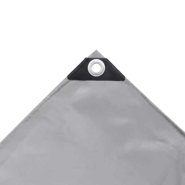 vidaXL Tarpaulin 650 g/m&sup2; 4x5 m Grey