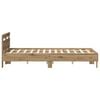 vidaXL Bed Frame Artisan oak 135 x 190 cm Engineered wood