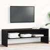 vidaXL TV Cabinet Black Oak 120x40x40 cm Engineered Wood
