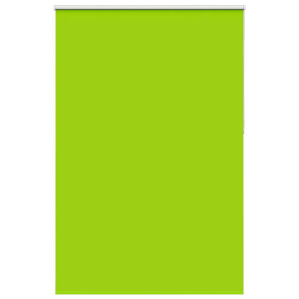 vidaXL Roller Blind Blackout Leaves Green 165x210 cm Fabric Width 161.6 cm Polyester