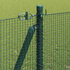 vidaXL Fence Post Green 25 x 1.2 m (12 x 12 mm mesh) Steel and PVC