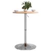 vidaXL Bar Table &Oslash;50x89.5 cm Solid Wood Oak