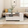 vidaXL Coffee Table White 102x55x42 cm Engineered Wood