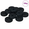 vidaXL suitable for Flat Washer 36000 pcs Black &empty;15 x 3 mm