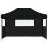 vidaXL Party Tent Folding Black 292 x 440 x 315 cm Oxford Fabric