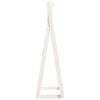 vidaXL Clothes Rack White 100x45x150 cm Solid Wood Pine