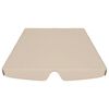 vidaXL Replacement Canopy for Garden Swing Beige 150/130x105/70 cm