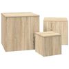 vidaXL Side Tables 3 pcs Sonoma Oak Engineered Wood