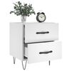 vidaXL Bedside Cabinets 2 pcs White 40x35x47.5 cm Engineered Wood
