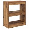 vidaXL Book Cabinet Old Wood 60 x 30 x 72 cm Engineered Wood