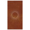 vidaXL Garden Wall Decoration 105x55 cm Corten Steel Sun Design