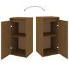 vidaXL Wall Cabinets 2 pcs Honey Brown 30x30x60 cm Solid Wood Pine