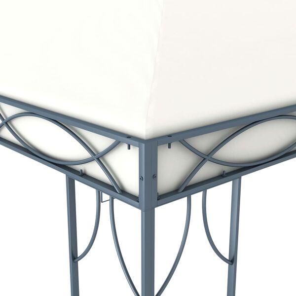 vidaXL Gazebo 300x300 cm Cream