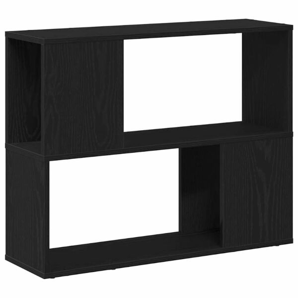 vidaXL TV Cabinet Set Black Oak 80 x 24 x 63 cm Engineered Wood