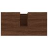 vidaXL Bathroom Cabinet Brown Oak 65x33x60 cm Engineered Wood