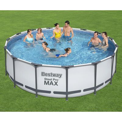 Bestway Steel Pro MAX Swimming Pool Set Round 457x122 cm