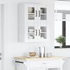 vidaXL Kitchen Cabinet 2 pcs High Gloss White 60 x 31 x 40 cm