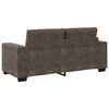 vidaXL Loveseat Sofa with Cushion Dark grey Artificial Leather