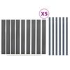 vidaXL Fence Panel Set Grey 872x186 cm WPC
