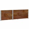 vidaXL Pallet Collars 3 pcs Brown 120x80 cm Solid Wood Pine