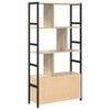 vidaXL Bookshelf Sonoma Oak 80 x 30 x 155.5 cm Engineered Wood
