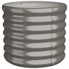 vidaXL Garden Planter Galvanised Steel 40x40x36 cm Grey
