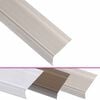 vidaXL Stair Nosings in L-shape 15 pcs Aluminium 90 cm Champagne