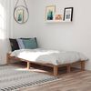 vidaXL Bed Frame without Mattress Solid Teak Wood 100x200 cm