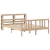 vidaXL Bed Frame with Headboard without Mattress 120x200 cm