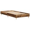 vidaXL Bed Frame No Mattress Old Wood 90x200 cm Engineered Wood