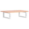 vidaXL Basin Shelf Wall Mounted Steel and Solid Wood Oak