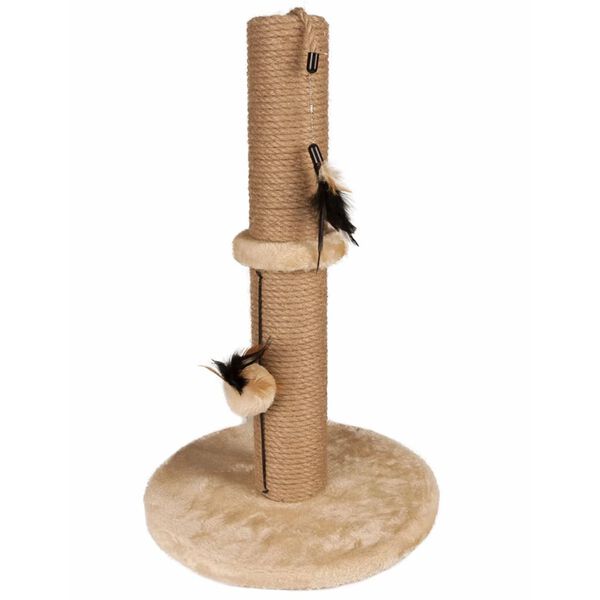 FLAMINGO Cat Scratching Post Indian Beige 50 cm 560314