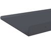 vidaXL Floating Shelf 2 pcs Anthracite 80 x 18 x 2.5 cm Steel