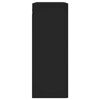 vidaXL Wall Mounted Cabinet Black 69.5x34x90 cm Engineered Wood