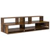 vidaXL Studio Desk Smoked Oak 152 x 42.5 x 36 cm Engineered Wood