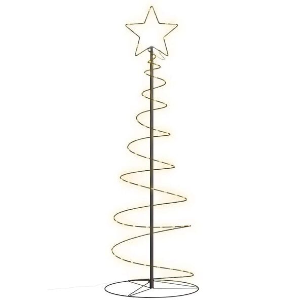 vidaXL LED Christmas Tree 100 LEDs Warm White 150 cm