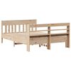 vidaXL Bed Frame without Mattress 140x200 cm Solid Wood Pine