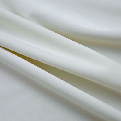 vidaXL Blackout Curtain with Metal Rings Velvet Cream 290x245 cm