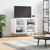 vidaXL TV Cabinet High Gloss White 69.5x30x50 cm Engineered Wood